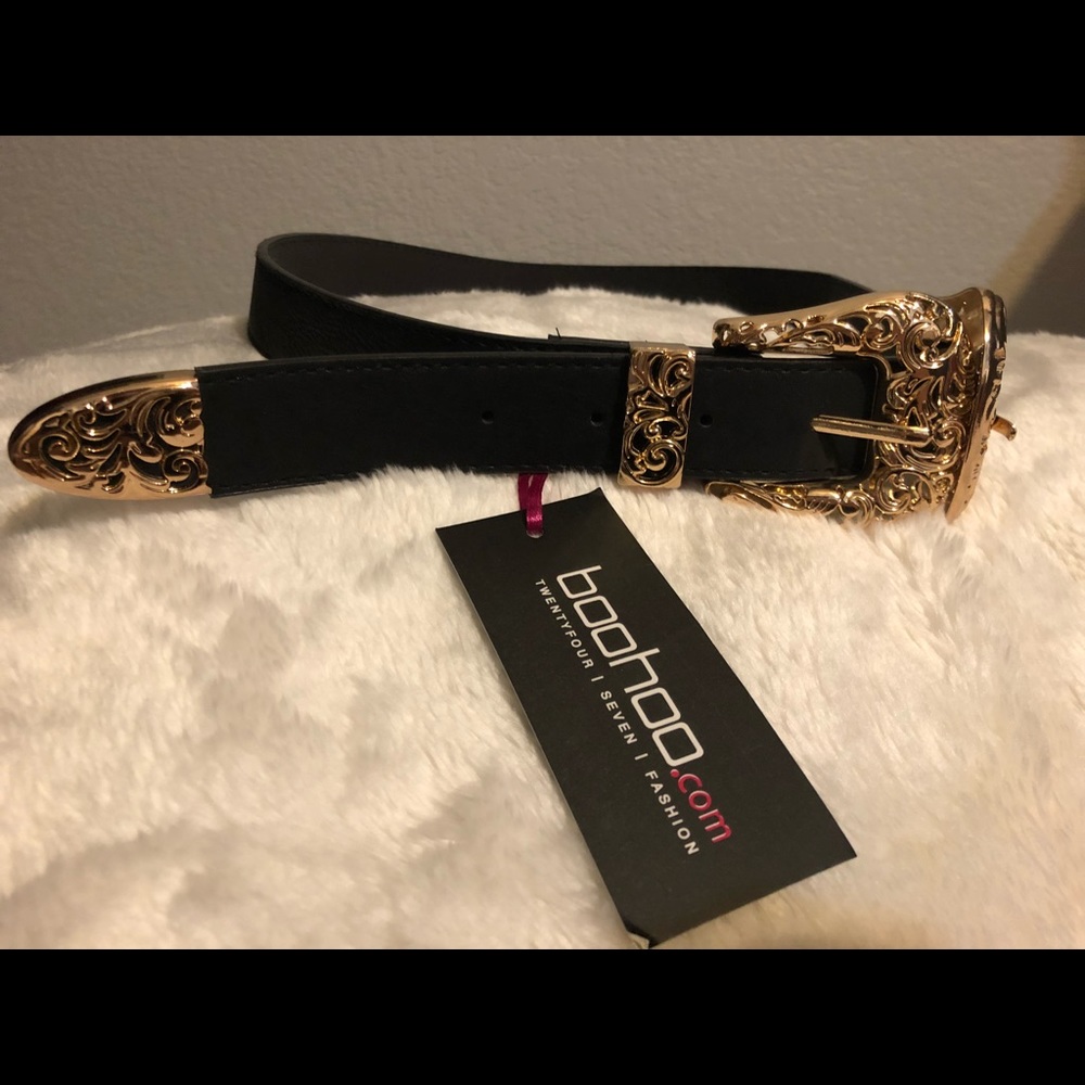 Boohoo.com Double Buckle Waist Belt